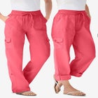 Convertible Length Cargo Pant/Capri image number null