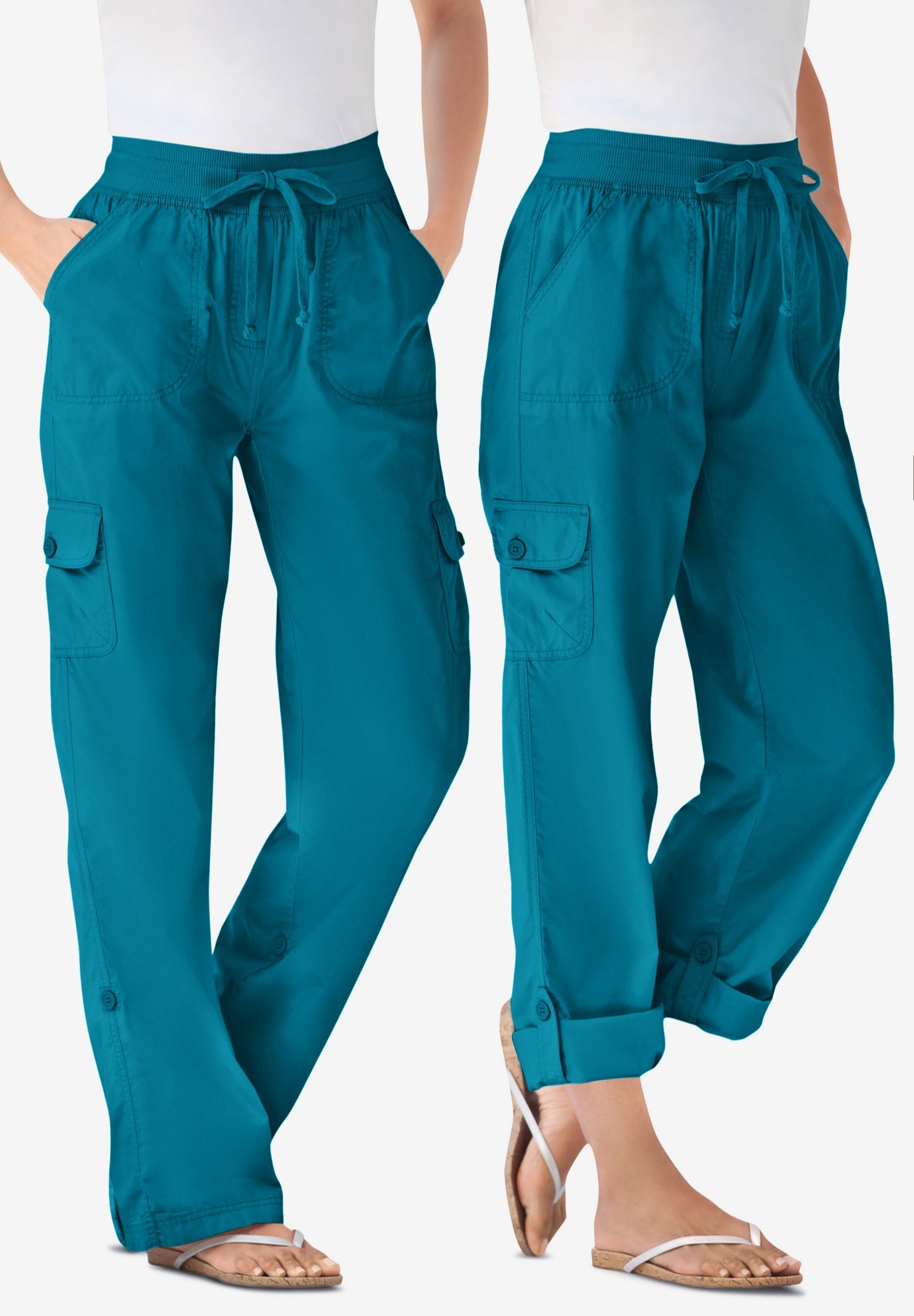 Convertible Length Cargo Pant/Capri image number 0