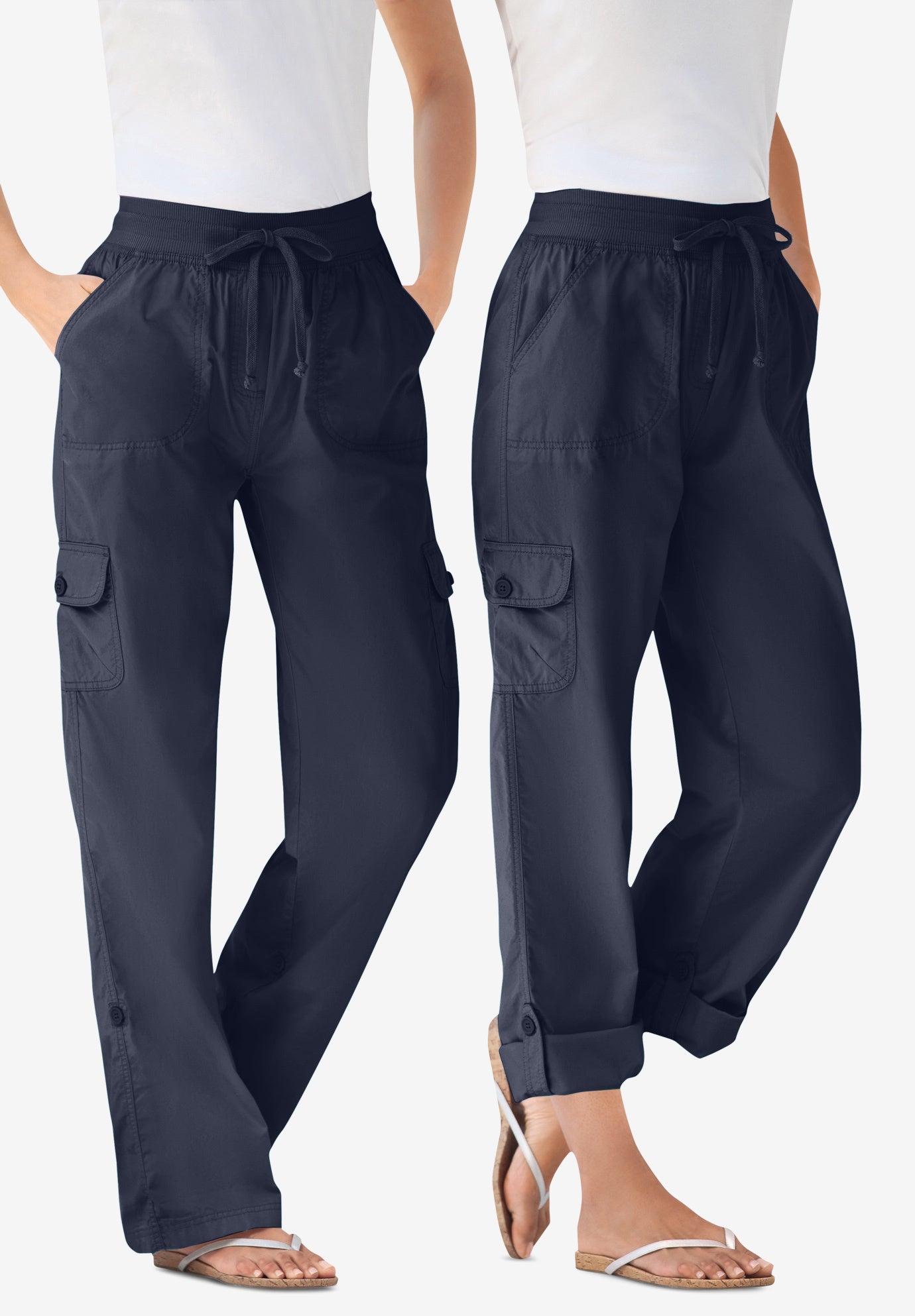 Convertible Length Cargo Pant/Capri image number 1
