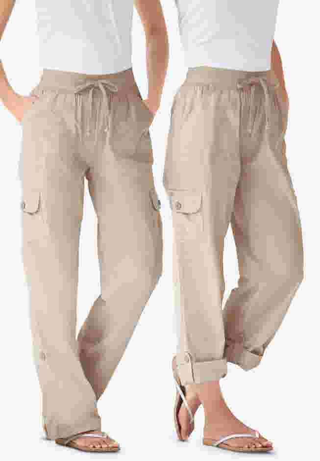 Convertible Length Cargo Pant/Capri image number 1