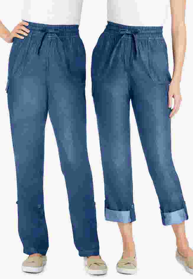Convertible Length Cargo Pant/Capri image number 0