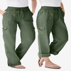 Convertible Length Cargo Pant/Capri image number null