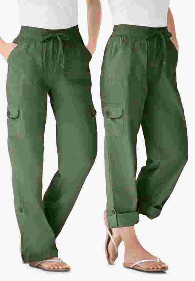 Convertible Length Cargo Pant/Capri image number 1