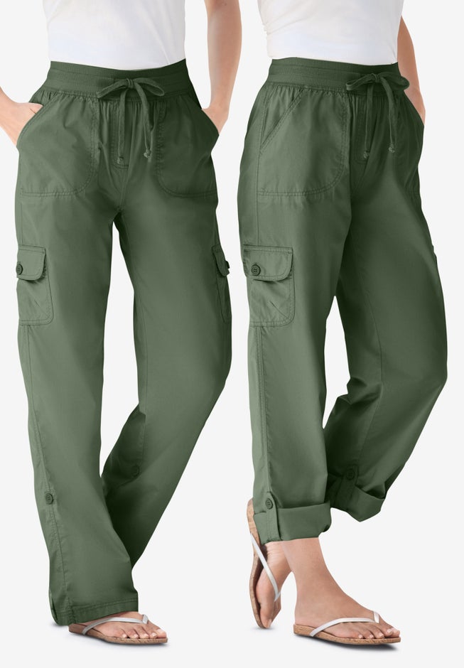 Convertible Length Cargo Pant/Capri image number 1