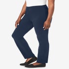 Everyday Stretch Cotton Straight Leg image number null