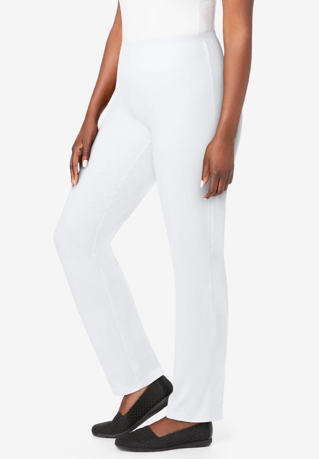 Everyday Stretch Cotton Straight Leg image number 1