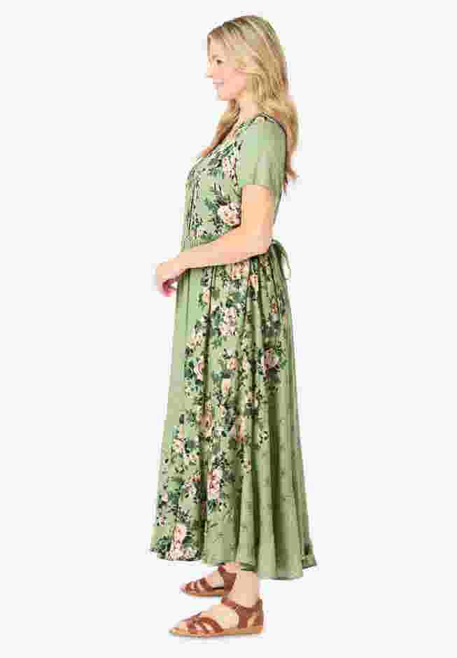 Mixed Print Maxi Dress image number 2