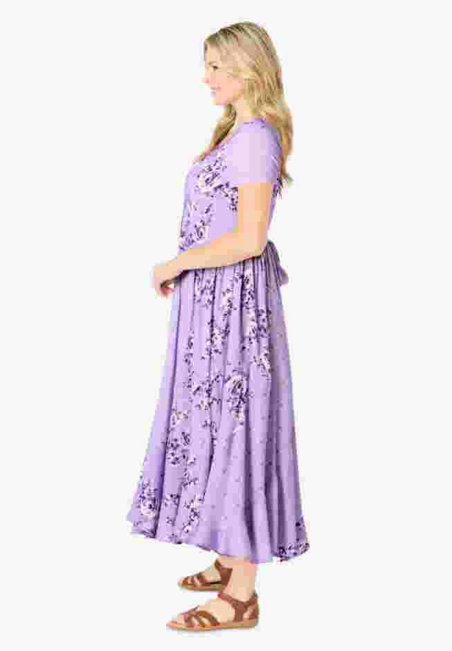 Mixed Print Maxi Dress image number 2
