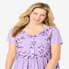 Mixed Print Maxi Dress image number null