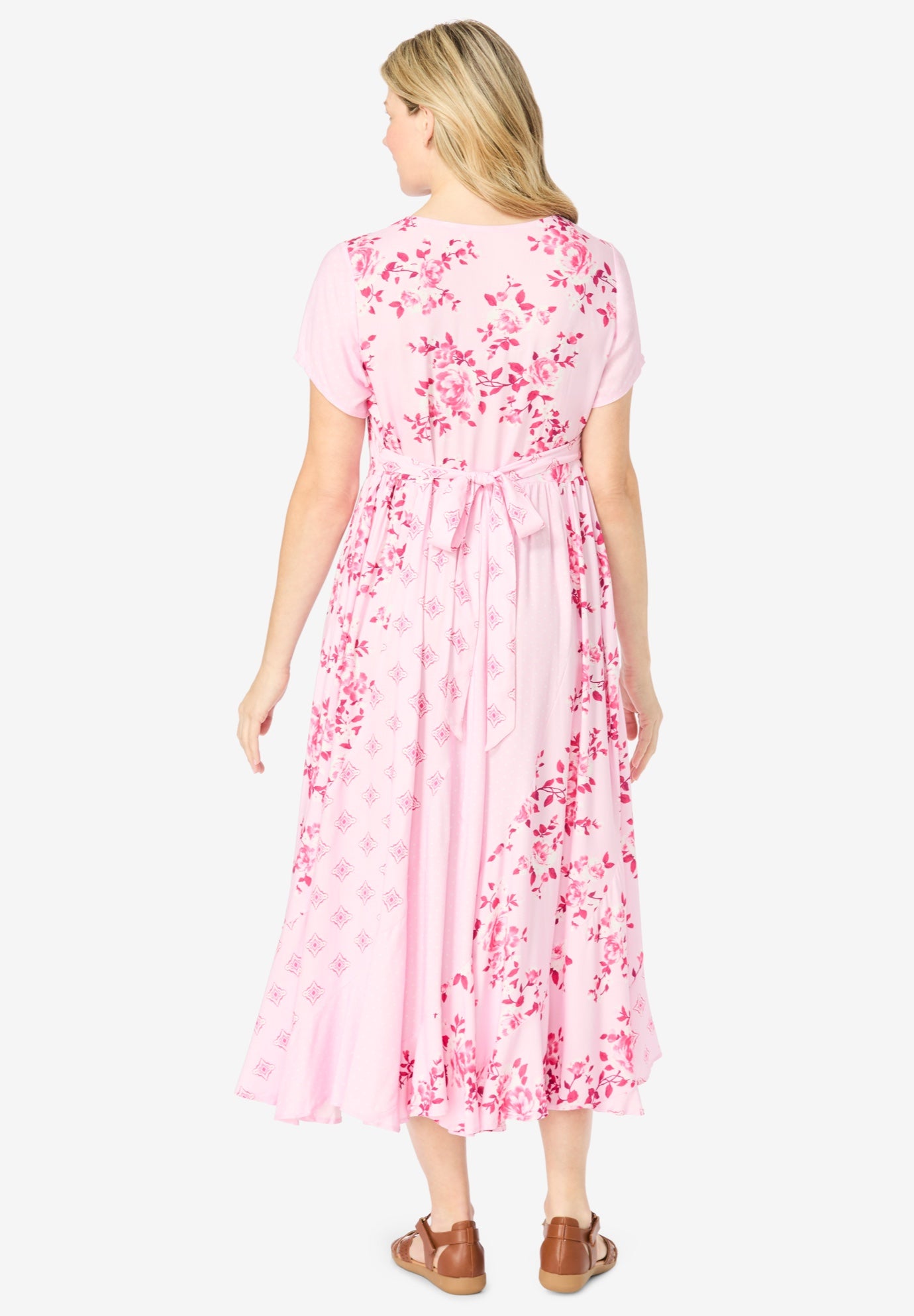 Mixed Print Maxi Dress image number 1