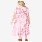 Mixed Print Maxi Dress image number null