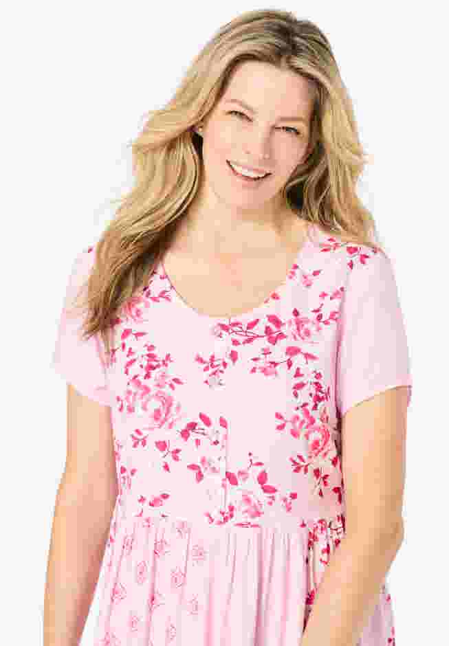 Mixed Print Maxi Dress image number 3