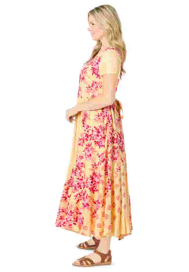 Mixed Print Maxi Dress image number 2