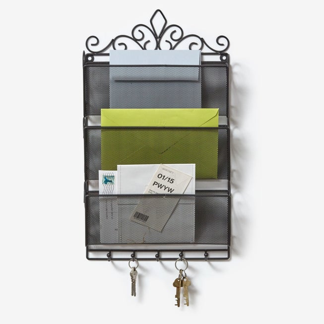 Scroll Letter & Key Organizer image number 0