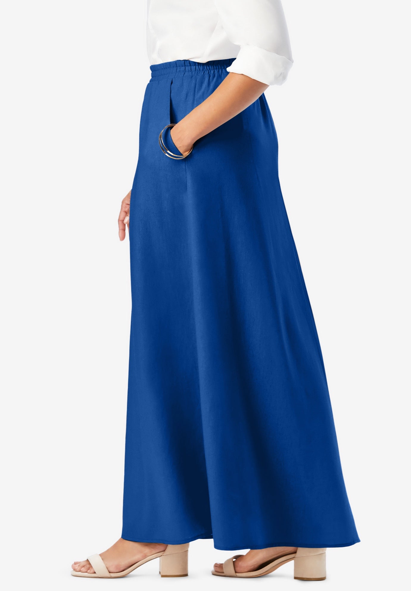 Linen Maxi Skirt image number 2