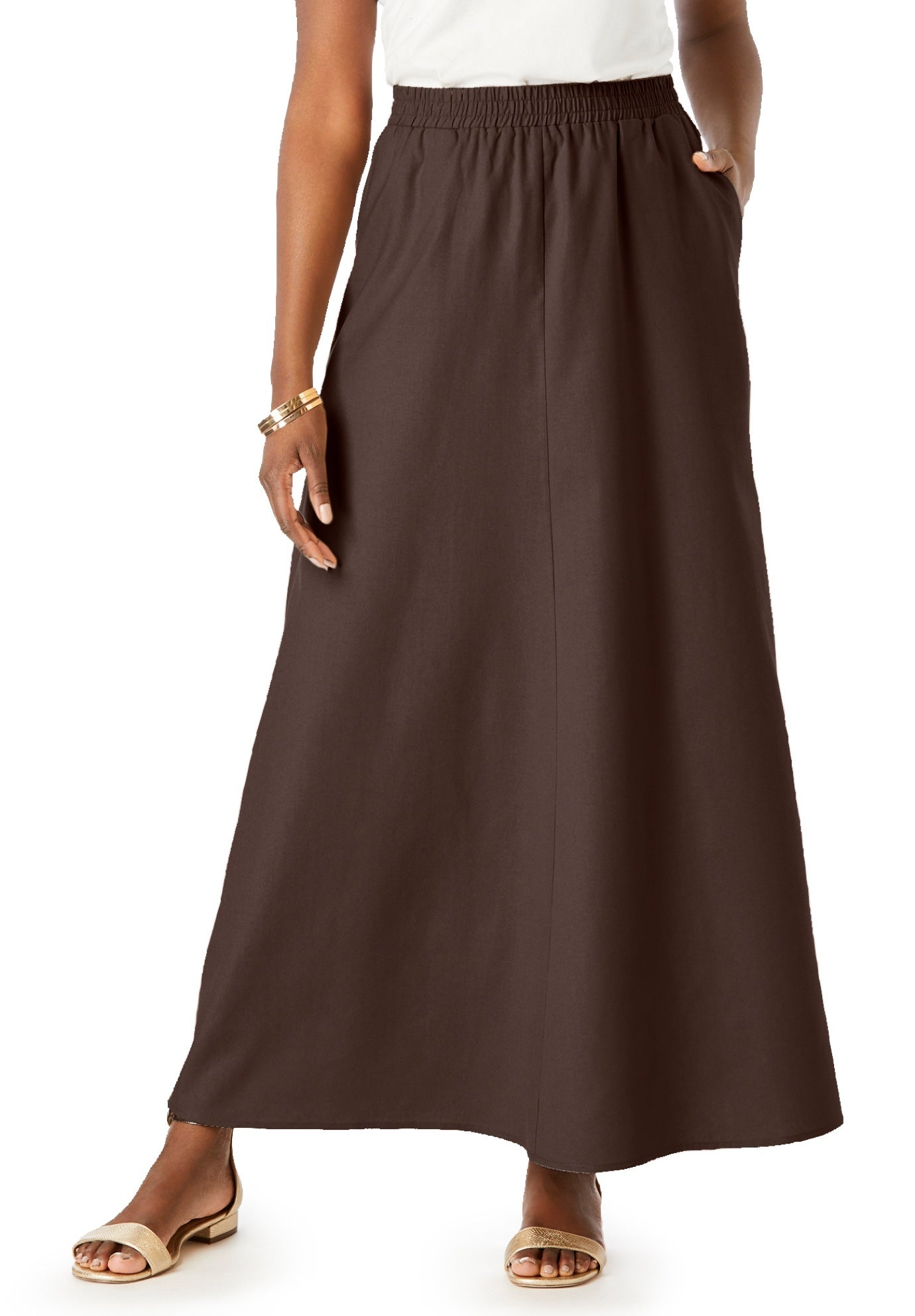 Linen Maxi Skirt image number 0