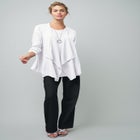 Lightweight Linen-Blend Straight-Leg Pants image number null