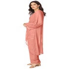 Plus Size Beaded Georgette Scoop Neck 3-Piece Pant Set image number 2