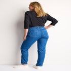 Perfect All-Cotton Back-Elastic Denim Jeans image number null