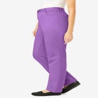 Perfect All-Cotton Back-Elastic Denim Jeans image number null