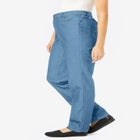 Perfect All-Cotton Back-Elastic Denim Jeans image number null