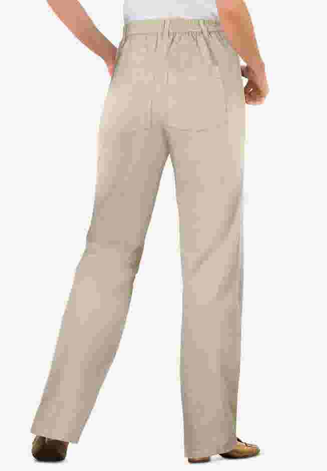 Perfect All-Cotton Back-Elastic Denim Jeans image number 1