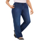 Perfect All-Cotton Back-Elastic Denim Jeans image number null