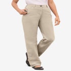 Perfect All-Cotton Back-Elastic Denim Jeans image number null