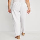 Stretch Knit Crepe Straight Leg Pants image number null