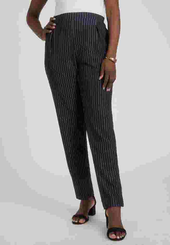 Stretch Knit Crepe Straight Leg Pants image number 0
