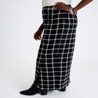 Side-Button Wool Skirt image number null