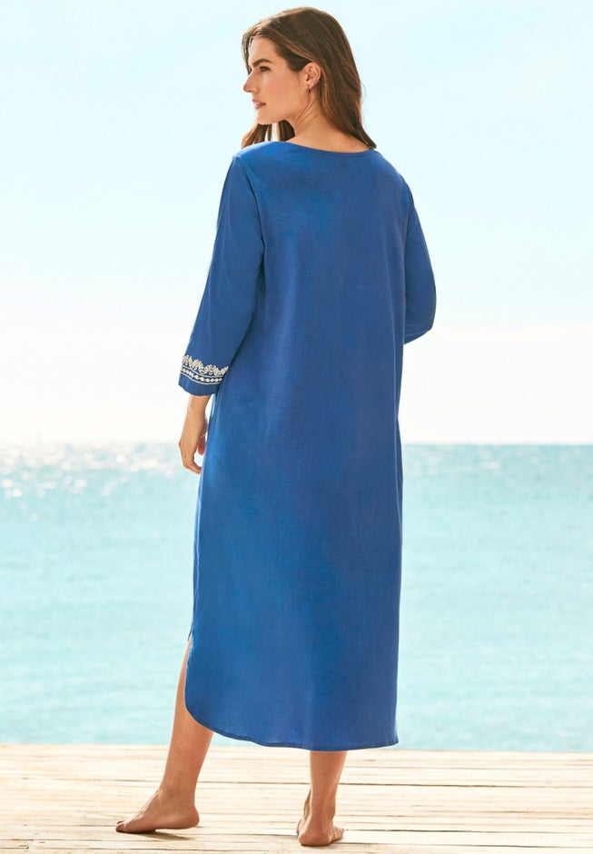 Embroidered Cover Up image number 1