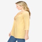 Embroidered Crinkle Tunic image number null