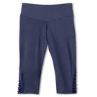 High-Waisted Swim Capri with Lattice Detail image number null