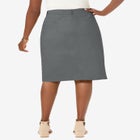 Stretch Cotton Chino Skirt image number null