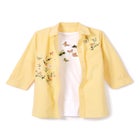 2-Piece Embroidered Poplin Tunic and Tee Set image number null