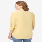 2-Piece Embroidered Poplin Tunic and Tee Set image number null