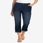 Stretch Denim Five-Pocket Girlfriend Jeans image number null