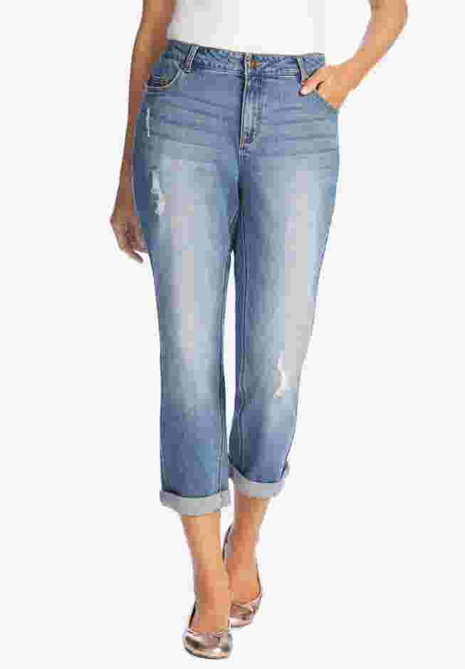 Girlfriend Stretch Denim Jean image number 0