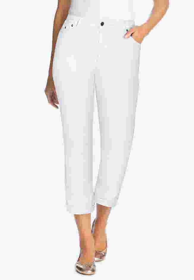Stretch Denim Five-Pocket Girlfriend Jeans image number 0