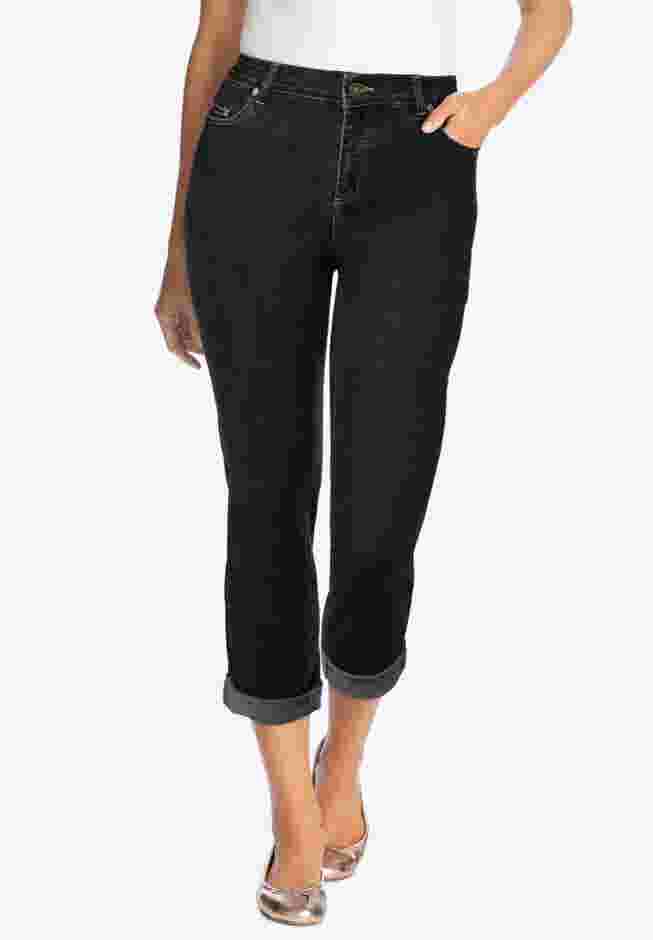 Stretch Denim Five-Pocket Girlfriend Jeans image number 0