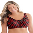 Cotton Back-Close Wireless Bra image number null