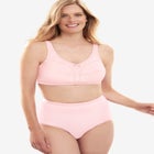 Cotton Back-Close Wireless Bra image number null