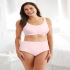 Wireless Back-Close Cotton Bra image number 0