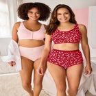 Cotton Back-Close Wireless Bra image number null