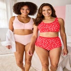 Cotton Back-Close Wireless Bra image number null