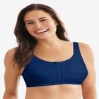 Cotton Back-Close Wireless Bra image number null