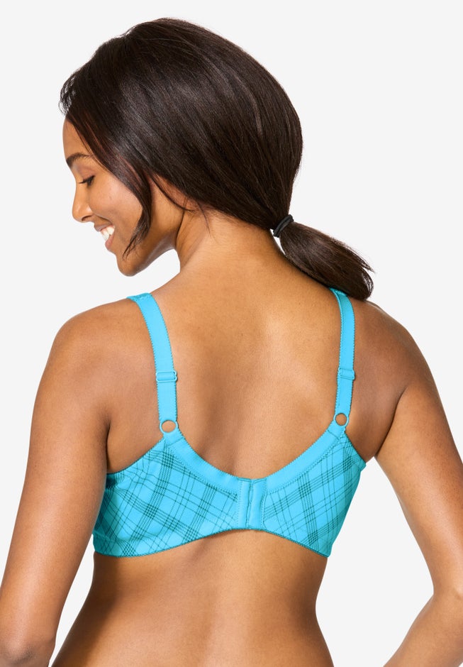 Cotton Back-Close Wireless Bra image number 1
