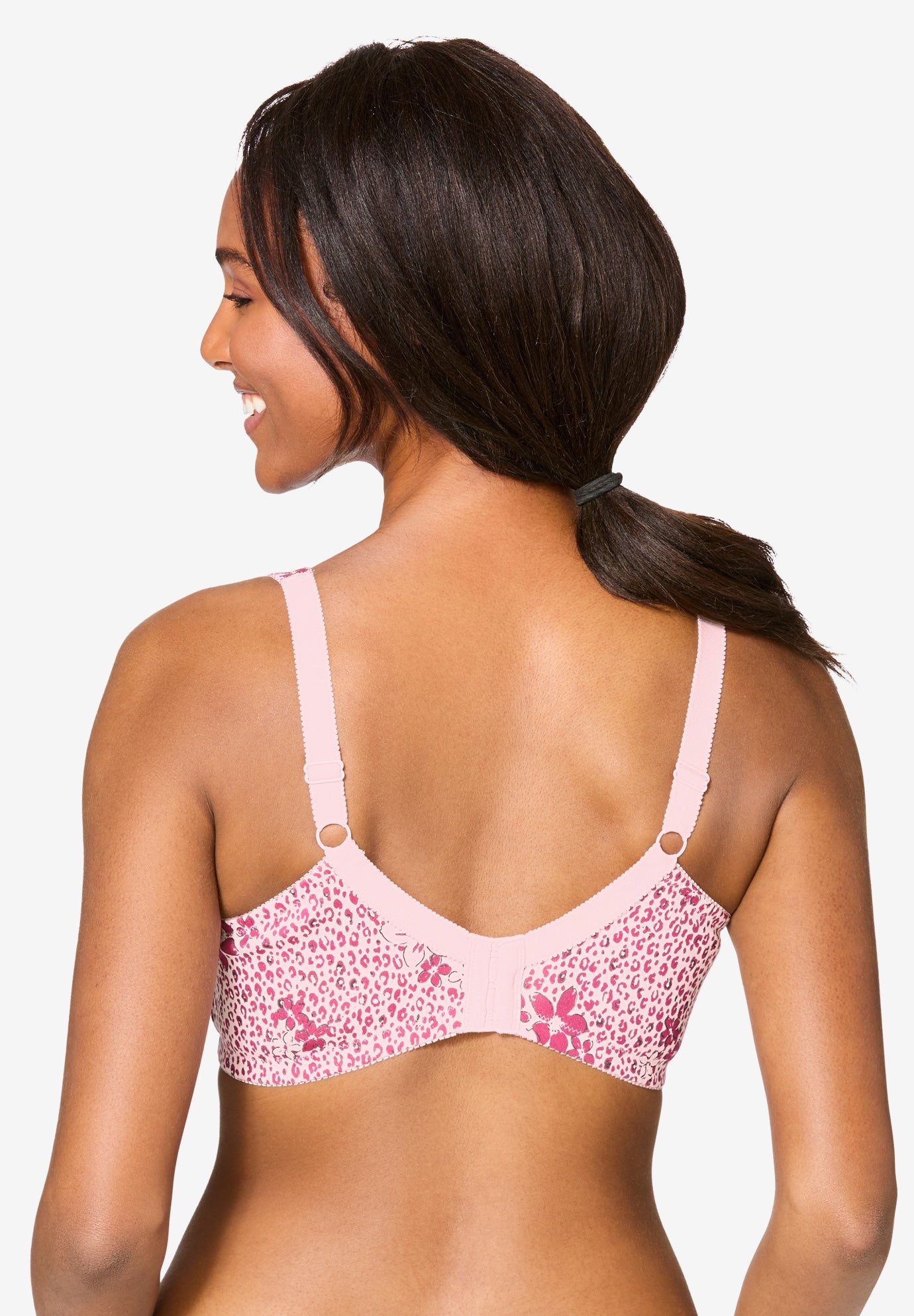 Cotton Back-Close Wireless Bra image number 1