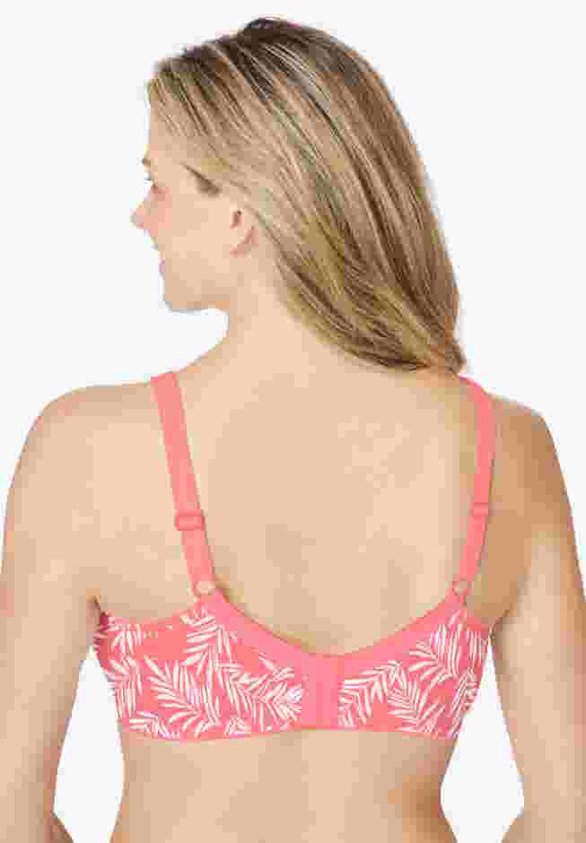 Cotton Back-Close Wireless Bra image number 1